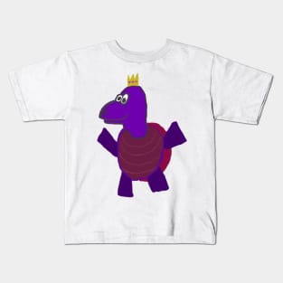 Turtle King Kids T-Shirt